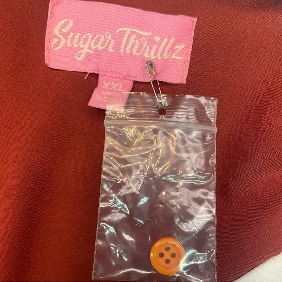 DOLLS KILL Sugar Thrillz Retro Floral Peter Pan Collar Mini Dress XXL - Picture 11 of 12